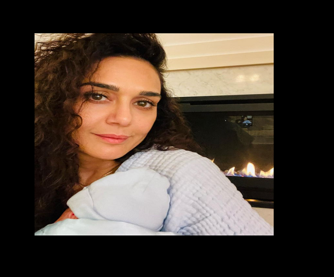 'Loving burp clothes, diapers and babies': Preity Zinta is embracing motherhood, shares first pic of her newborn